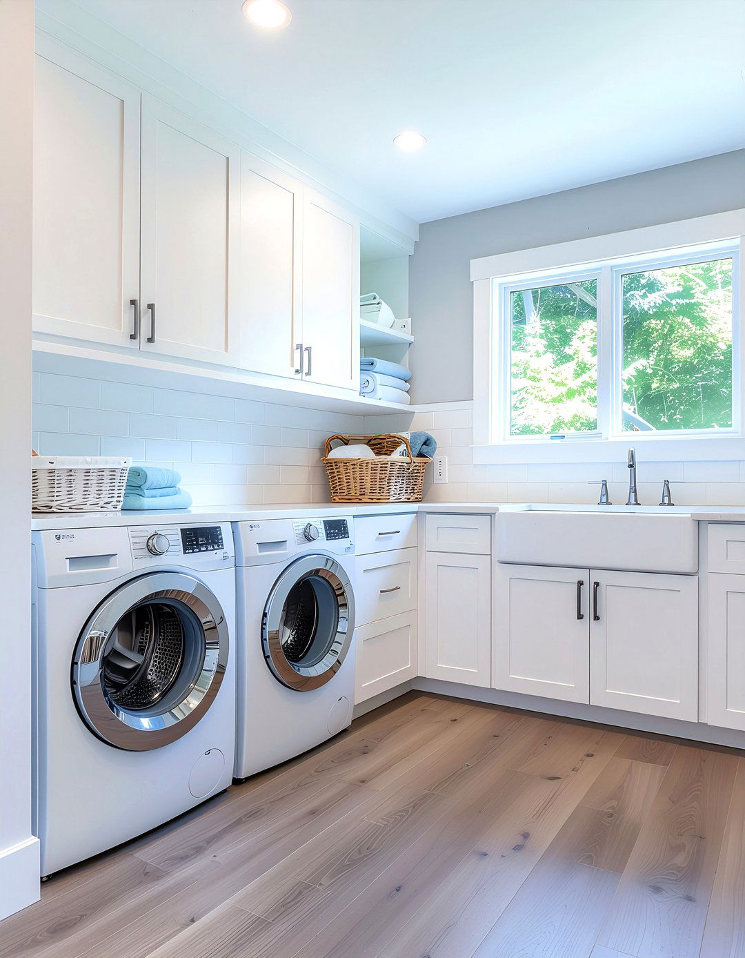 Basement laundry room - 30 finished basement ideas