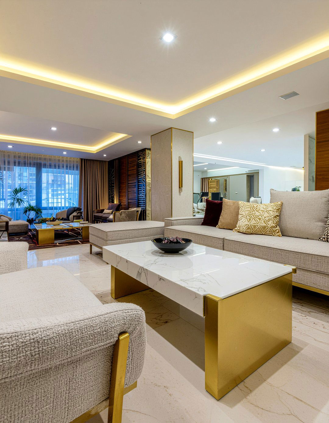 Basement luxury retreat - 30 basement living room ideas