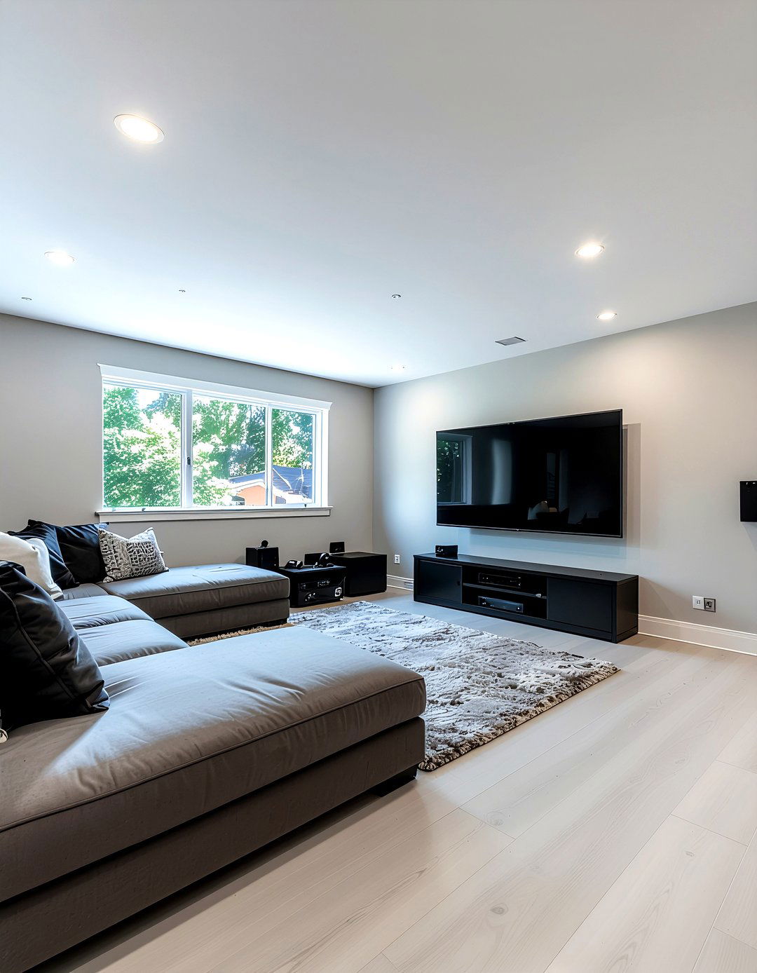 Basement media room - 30 finished basement ideas