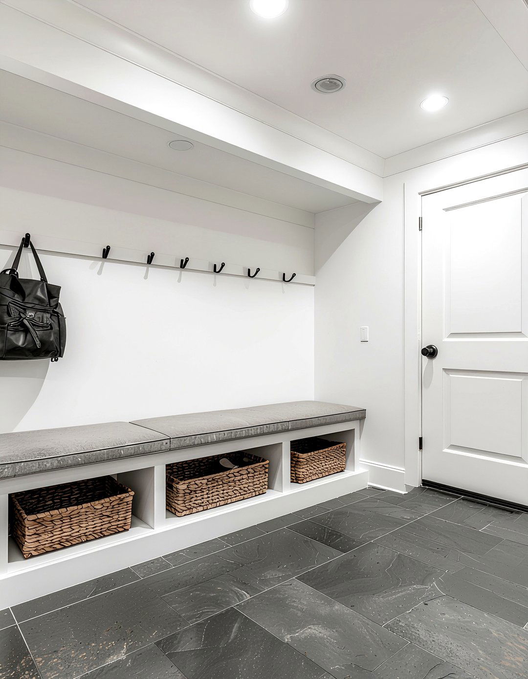 Basement mudroom - 30 finished basement ideas
