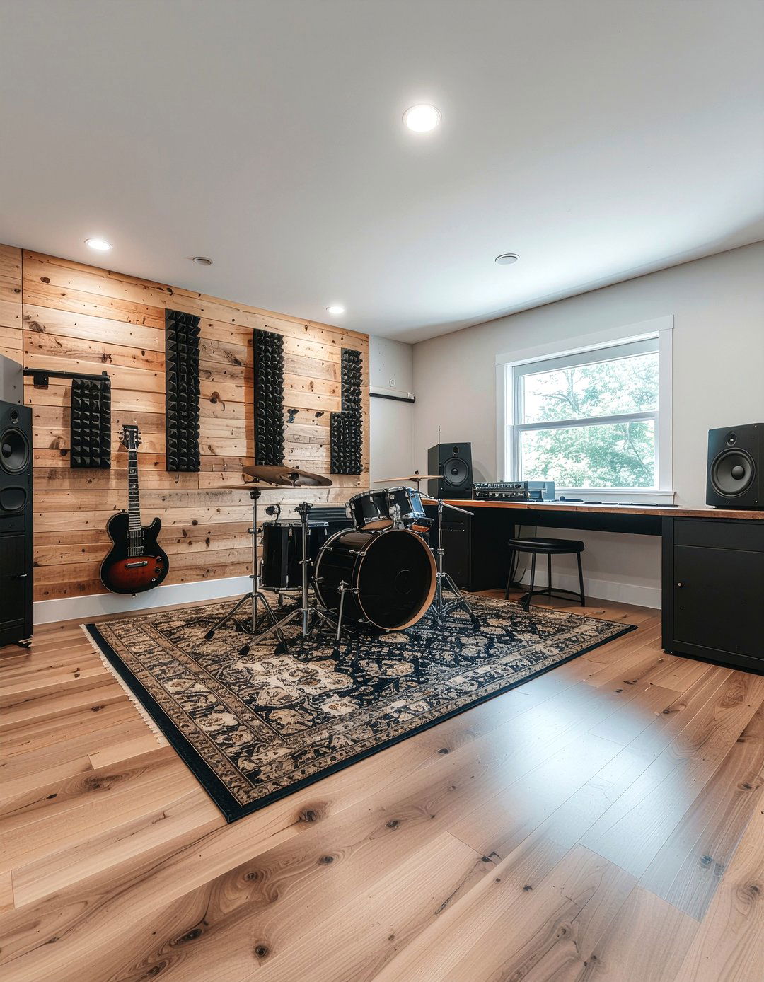Basement music room - 30 finished basement ideas
