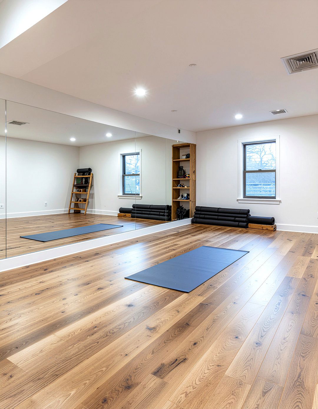 Basement yoga studio - 30 finished basement ideas