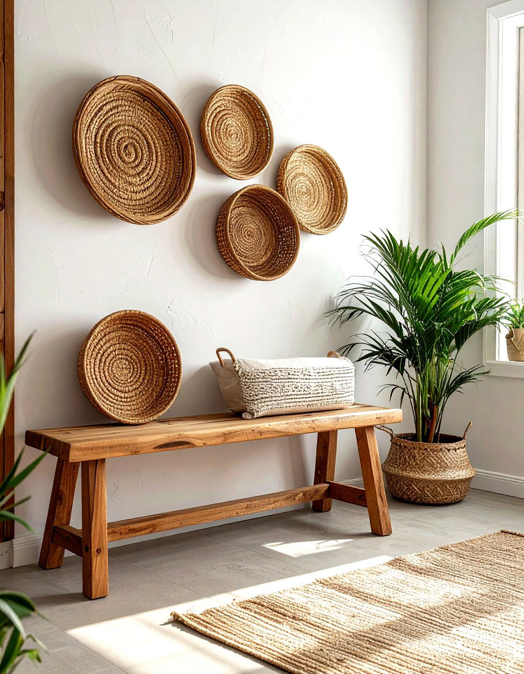 Basket Wall Decor - 30 decorating hacks