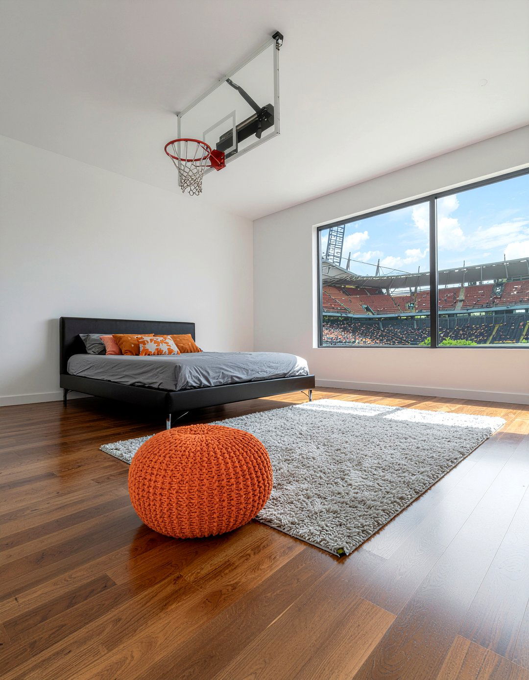 Basketball Court Bedroom - 30 sports themed bedroom ideas