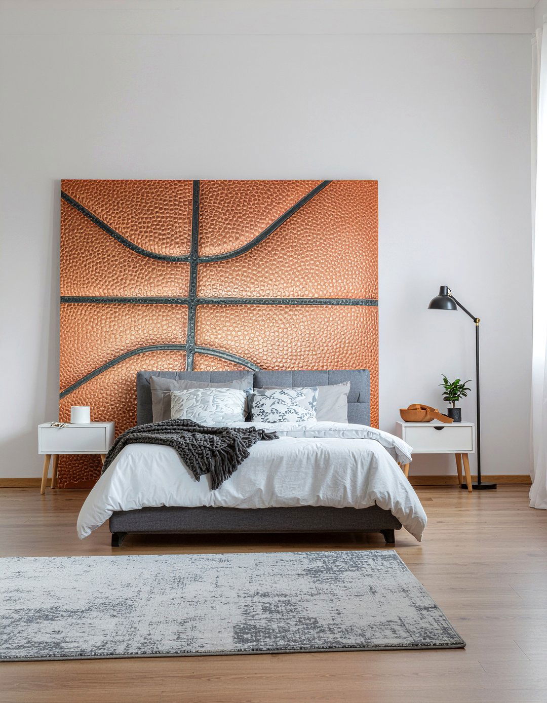 Basketball Texture Wallpaper - 30 basketball bedroom ideas