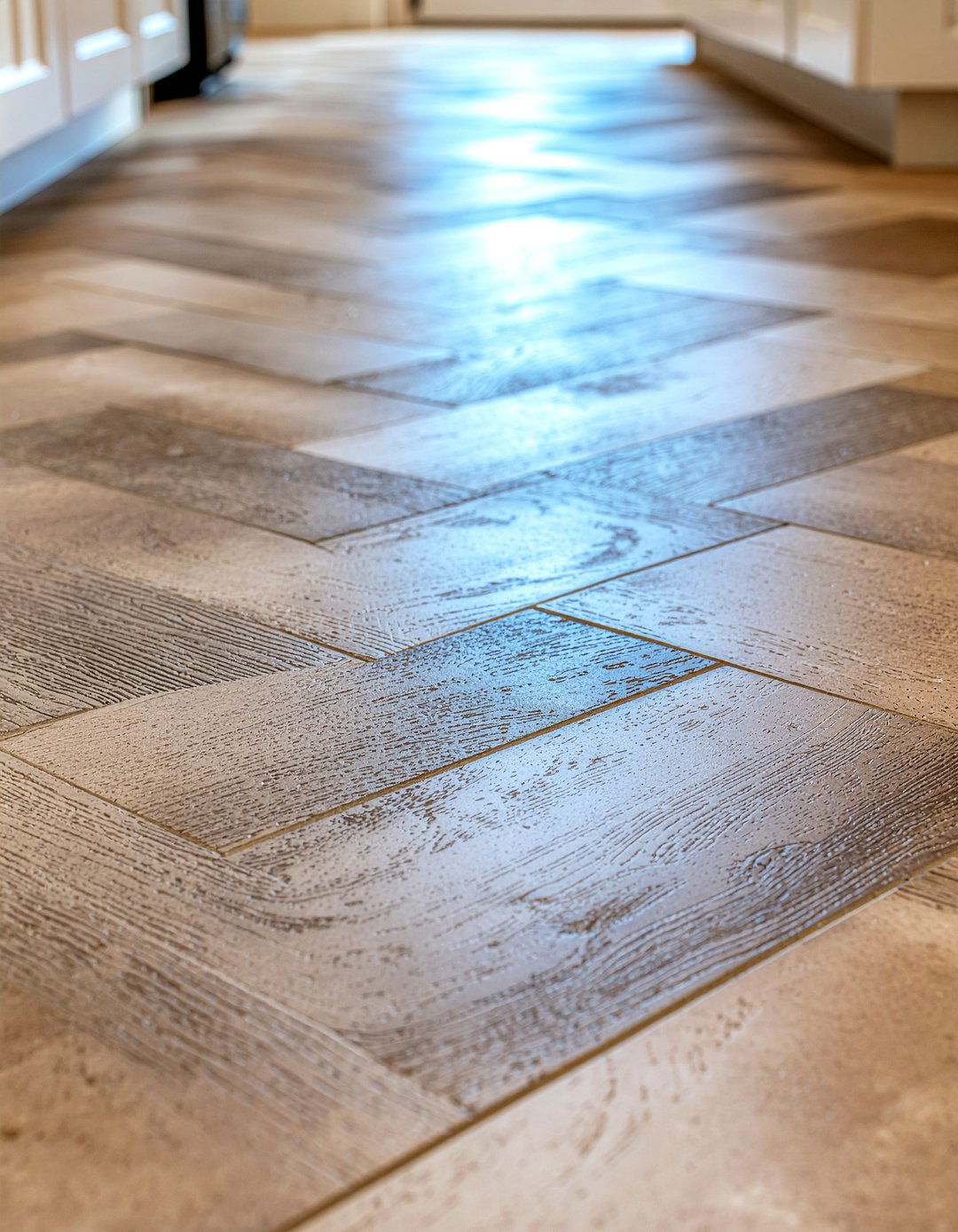 Basketweave Porcelain Tile - 30 porcelain tile floor kitchen ideas