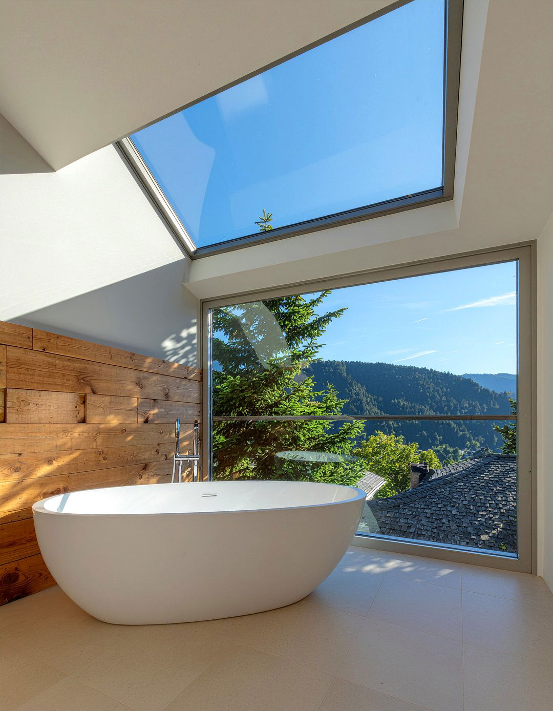 Bathroom Ceiling Skylight - 30 lodge bathroom ideas