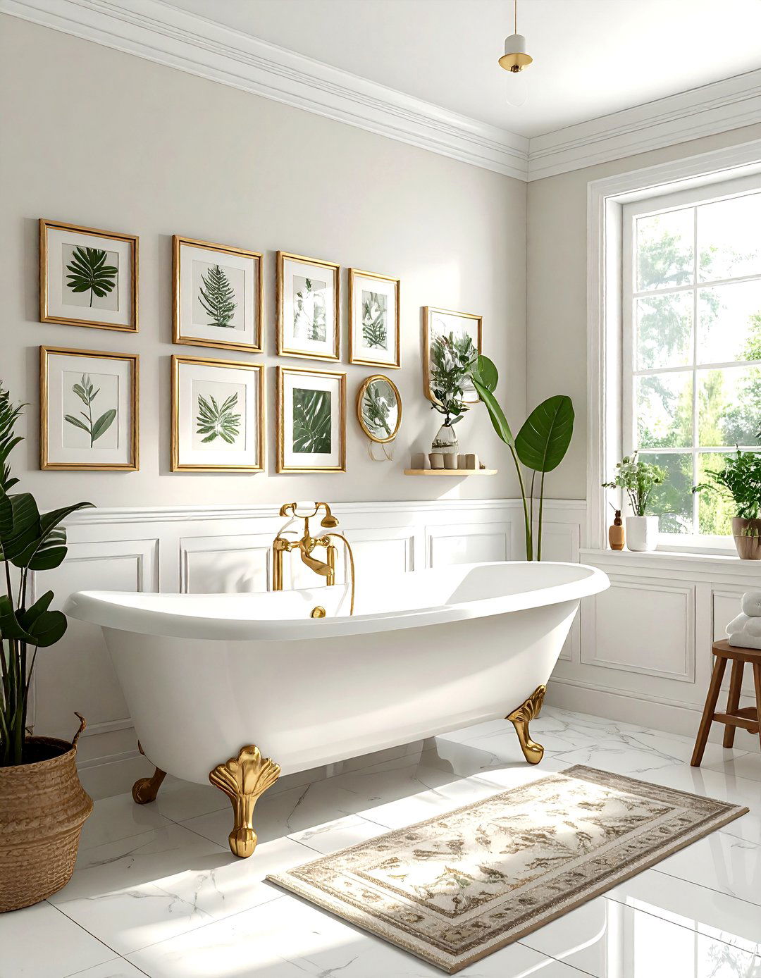 Bathroom Gallery Wall - 30 Victorian bathroom ideas