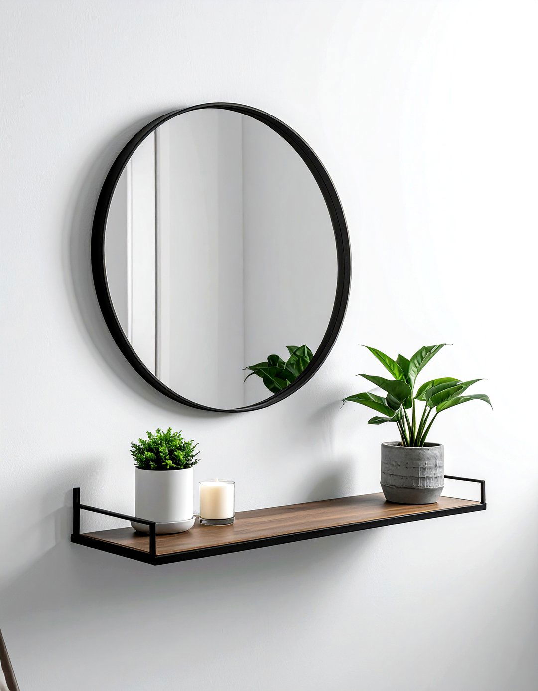 Bathroom Mirror With Shelf - 30 bathroom storage tips