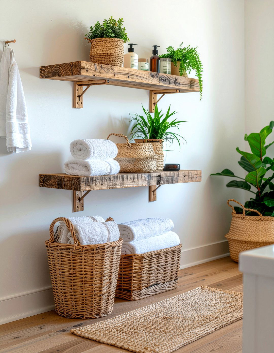 Bathroom Open Shelving - 30 Lowes bathroom ideas