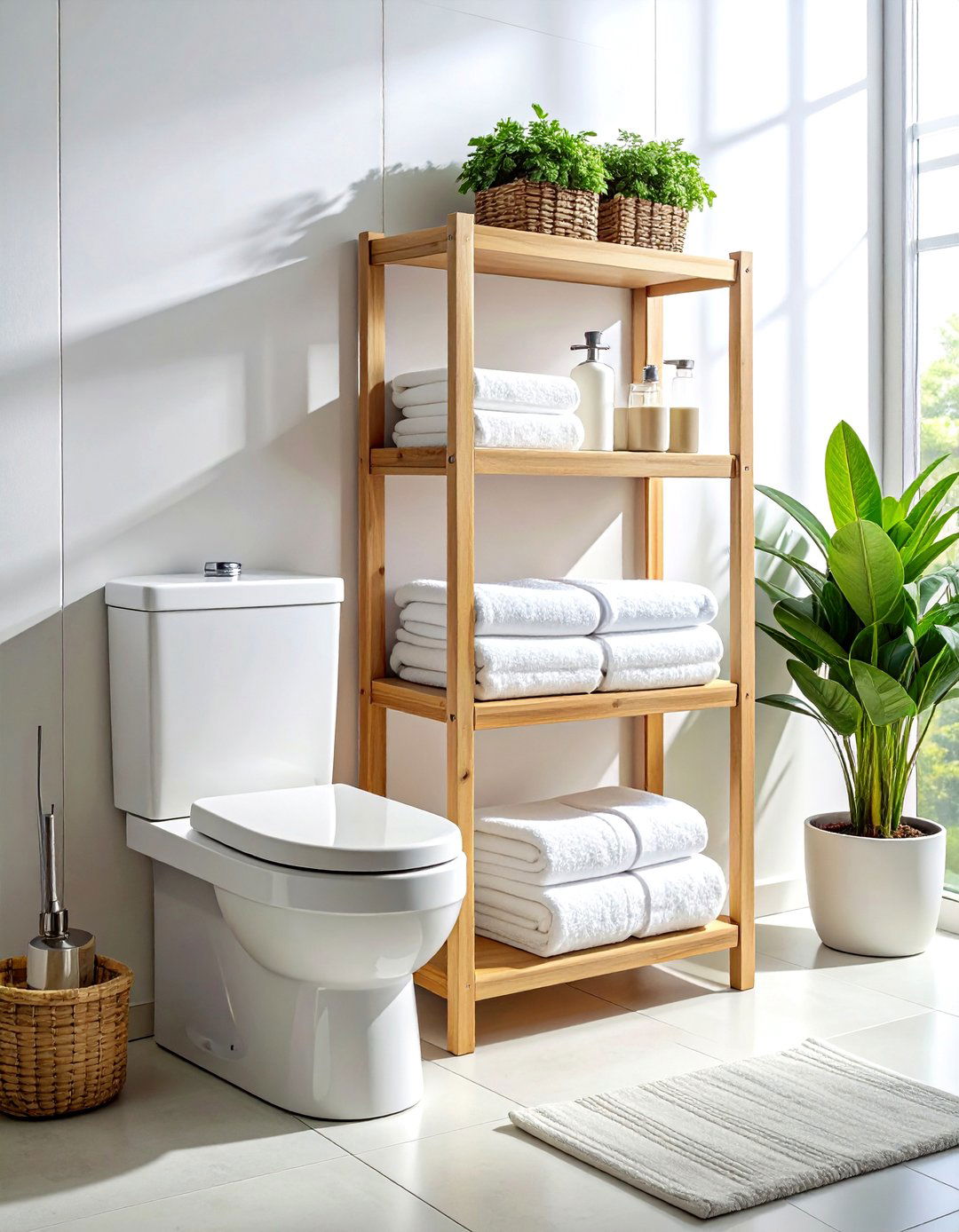 Bathroom Over Toilet Storage - 30 functional decor ideas