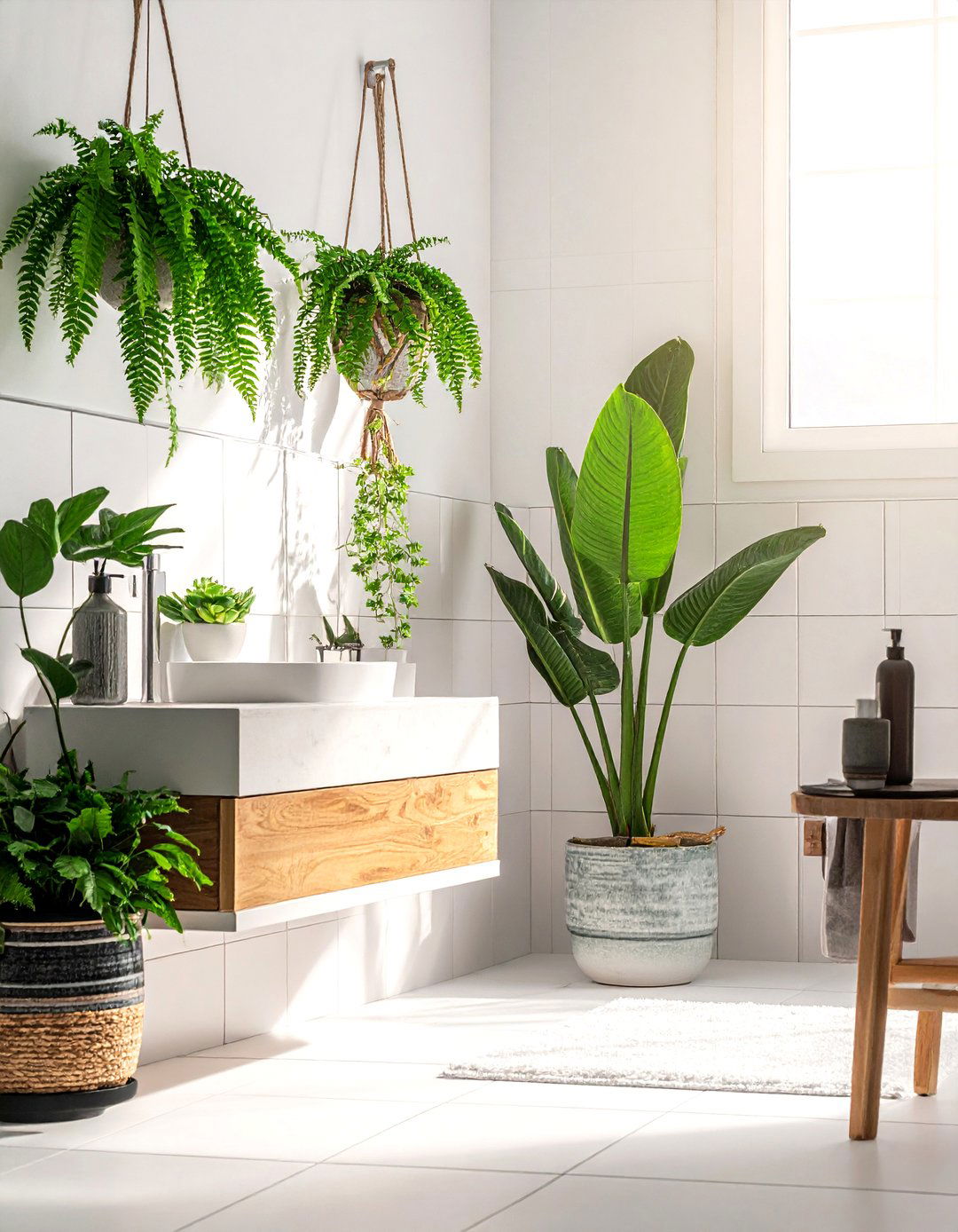 Bathroom Plants - 30 unique bathroom ideas