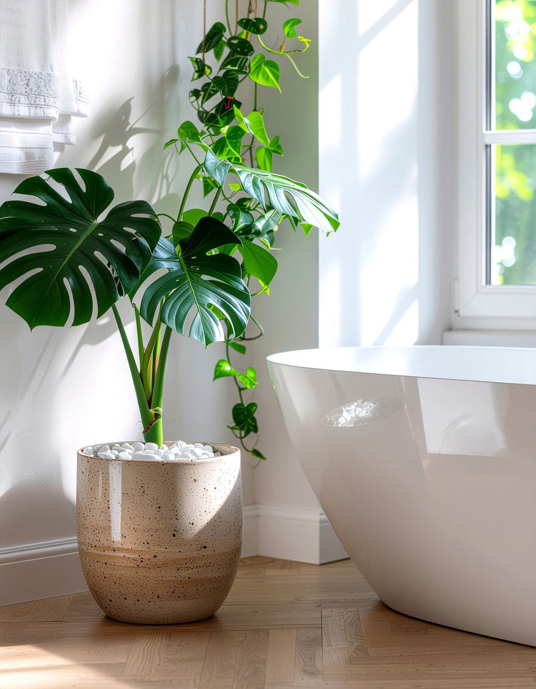 Bathroom Plants - 30 bathroom enhancement ideas