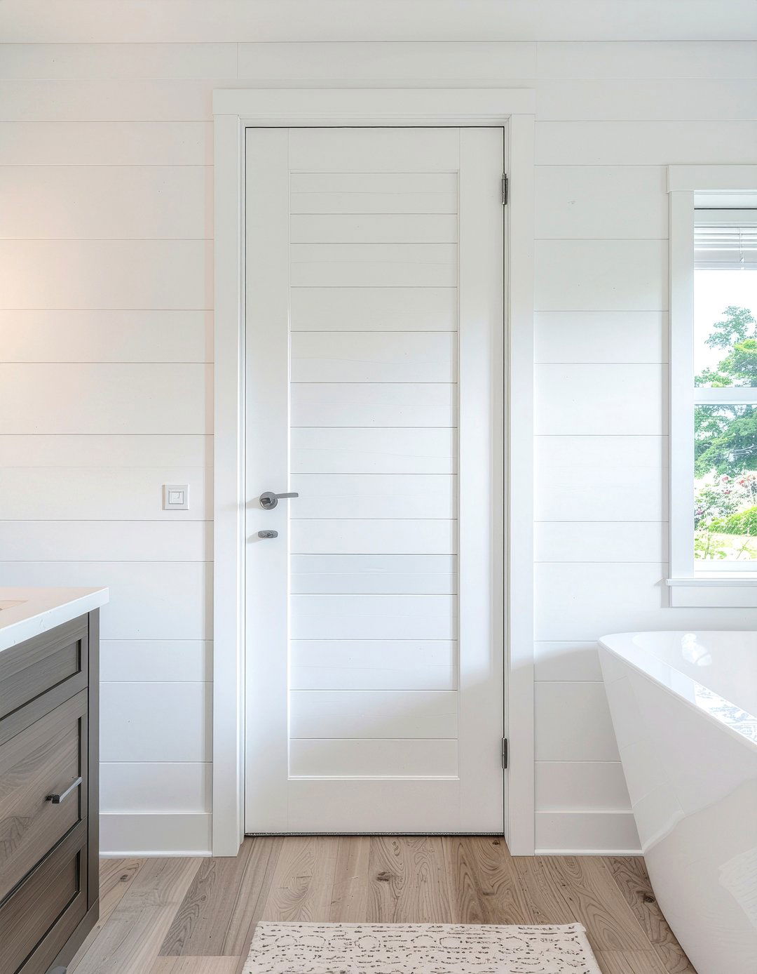 Bathroom Pocket Door - 30 bathroom project ideas