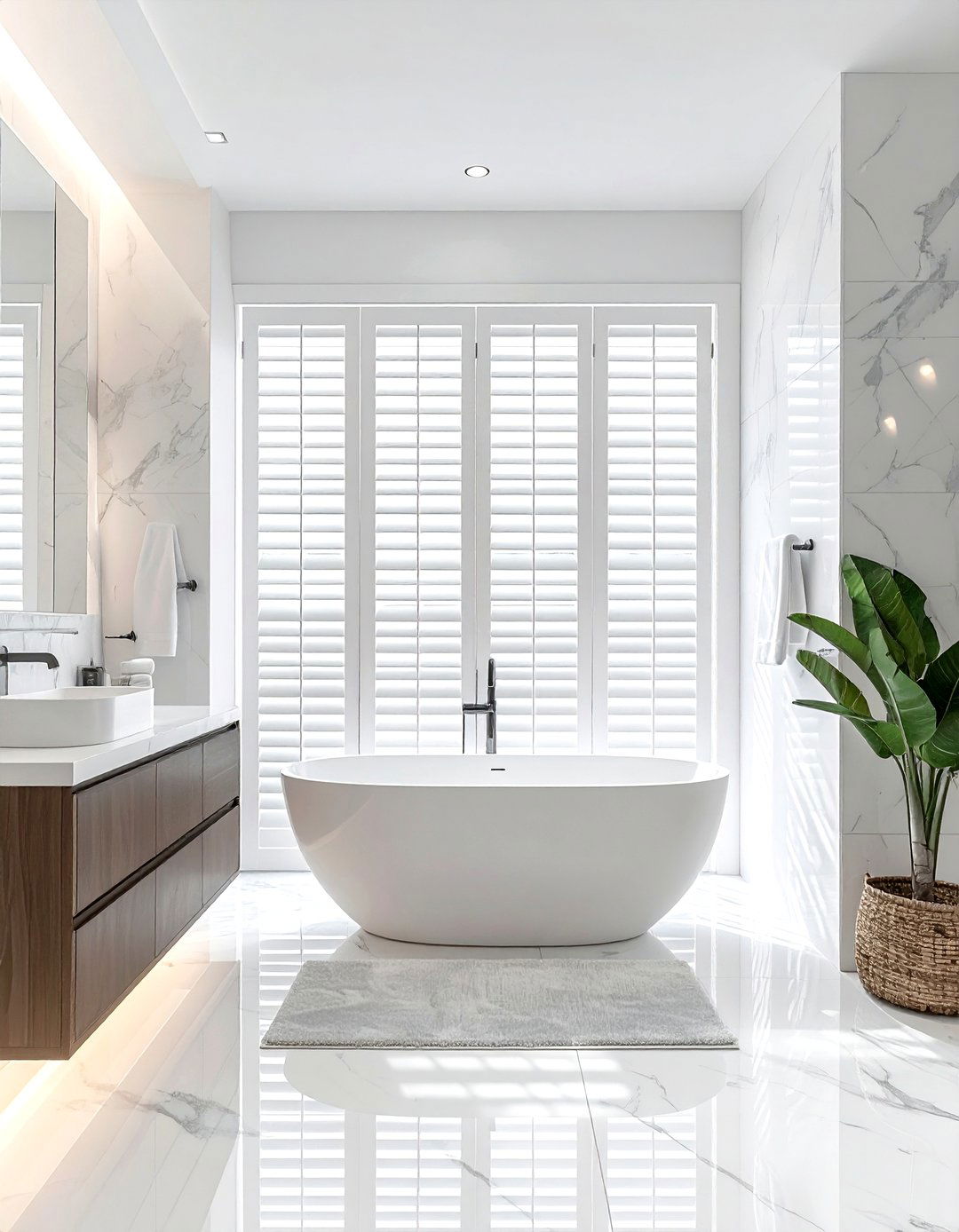Bathroom Privacy Shutters - 30 shutter ideas