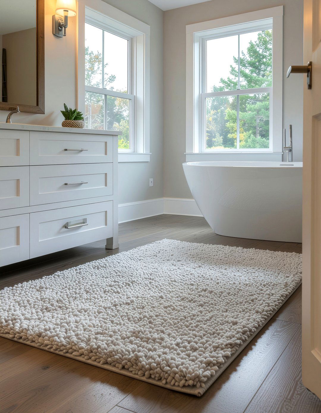 Bathroom Rug Size - 30 bathroom planning mistakes