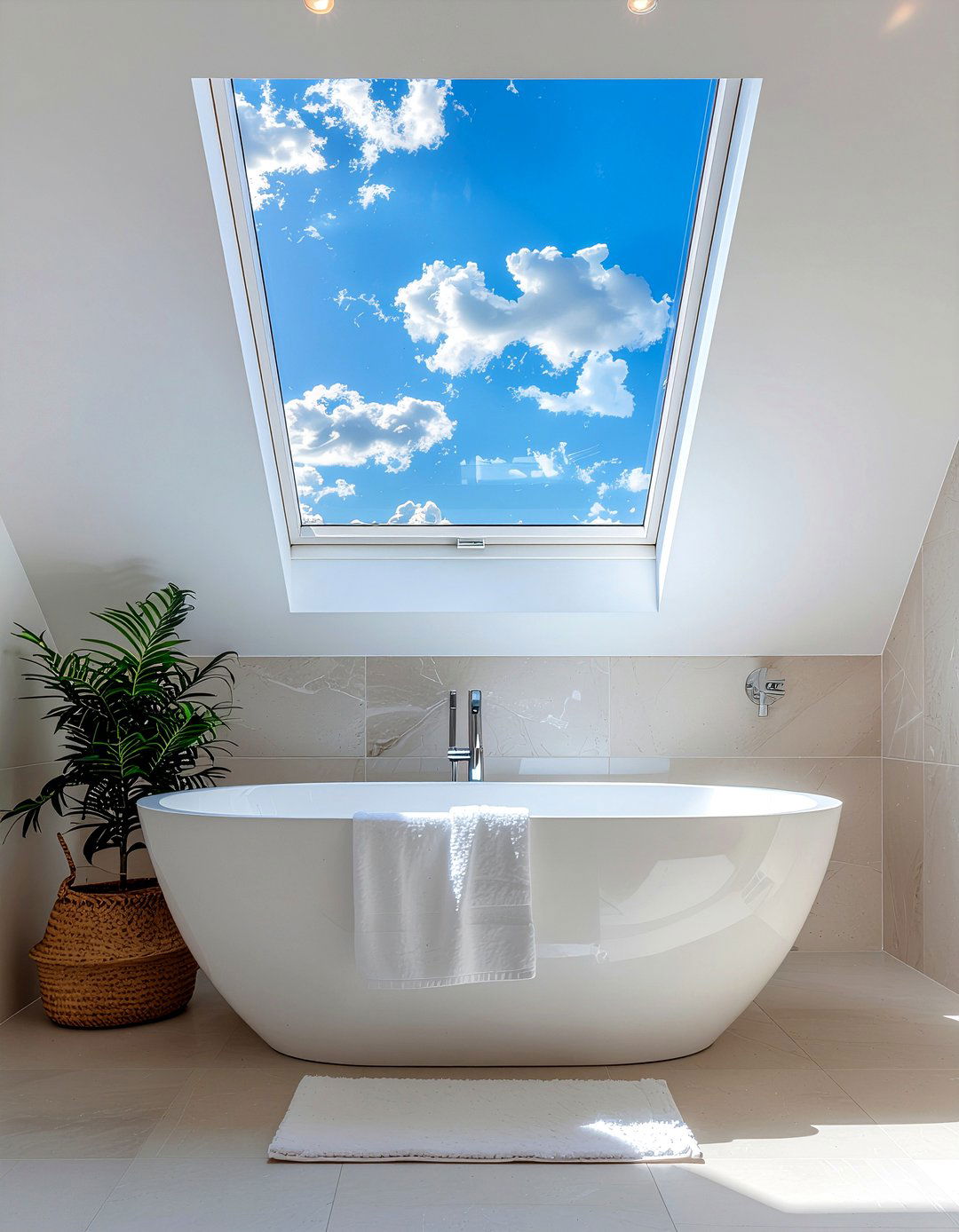 Bathroom Skylight - 30 bathroom feature ideas