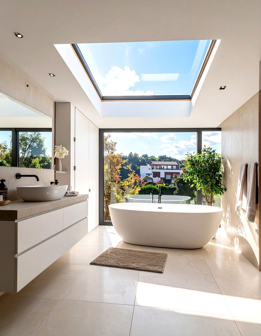 Bathroom Skylight - 30 unique bathroom ideas
