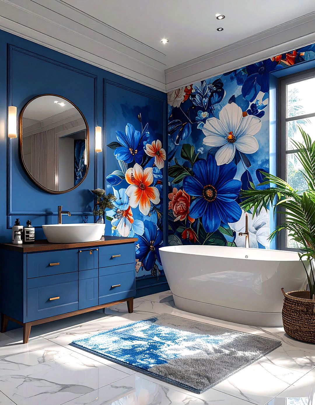 Bathroom Statement Wallpaper - 30 bathroom finishing touches ideas