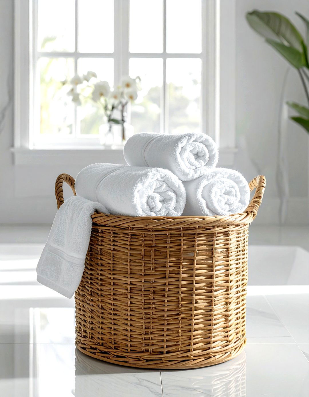 Bathroom Towel Basket - 30 decorative basket ideas