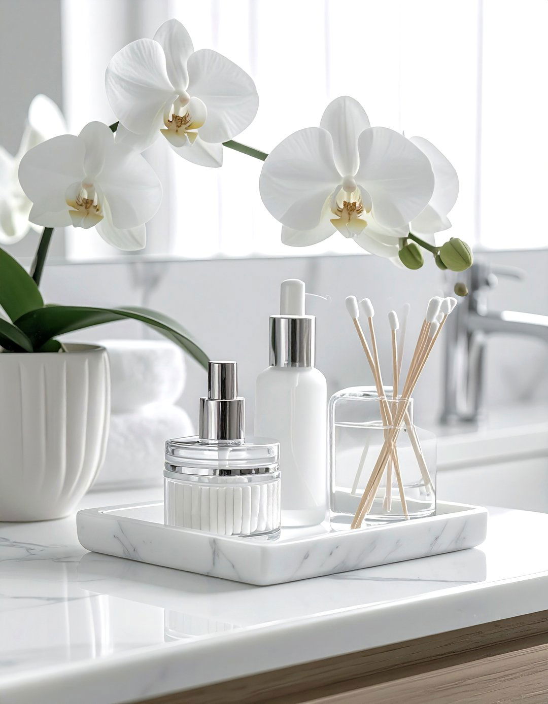 Bathroom Vanity - 30 tabletop vignette ideas