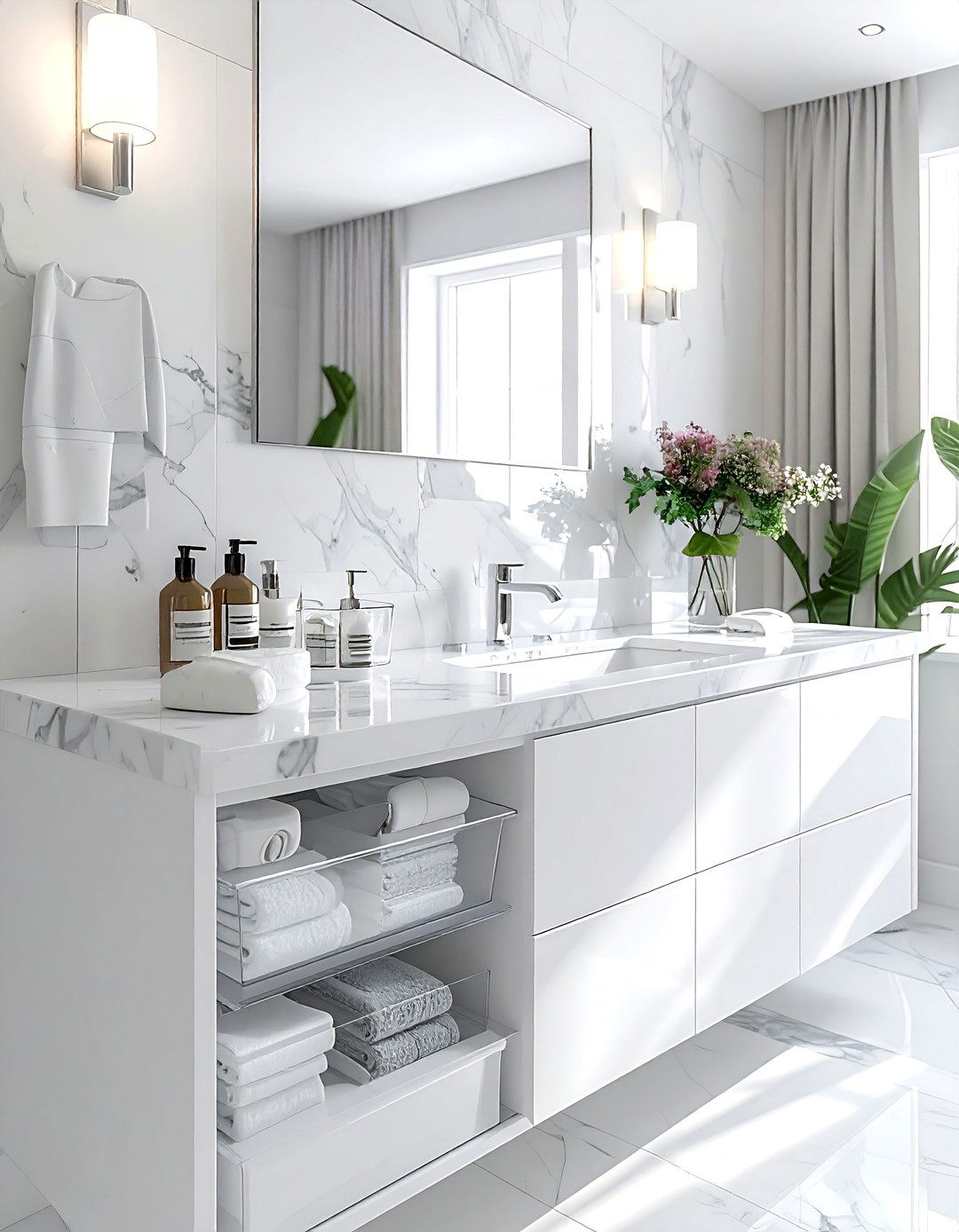Bathroom Vanity Organization - 30 interior design tips