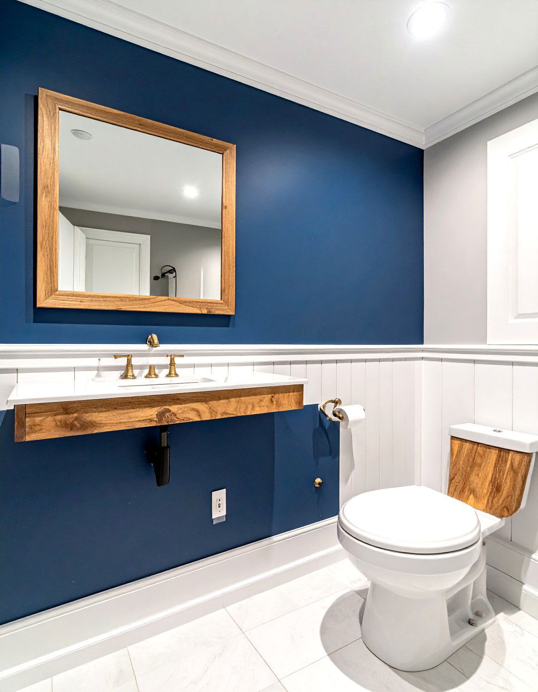 Bathroom Wainscoting - 30 toilet room ideas