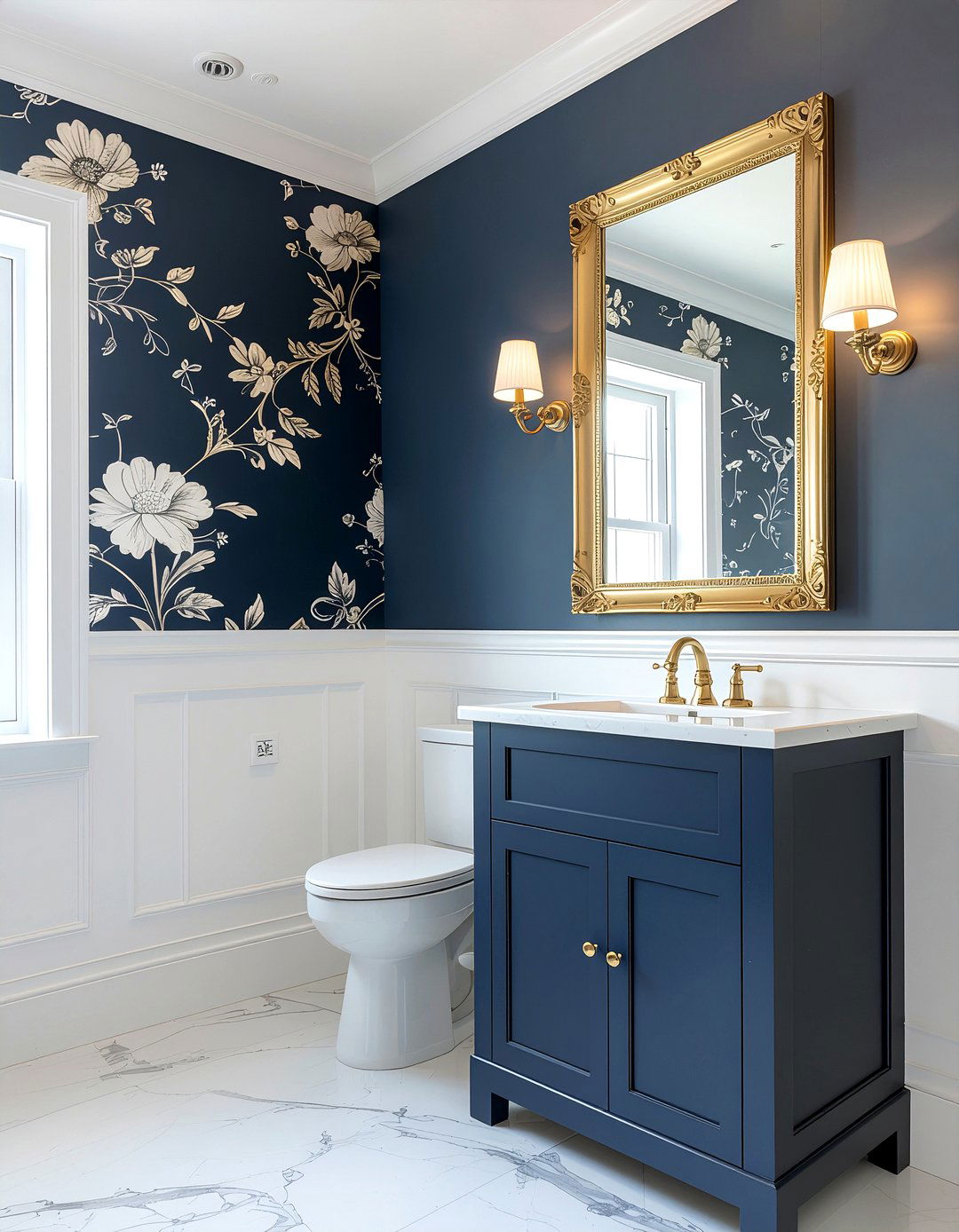 Bathroom Wallpaper - 30 bathroom improvement ideas