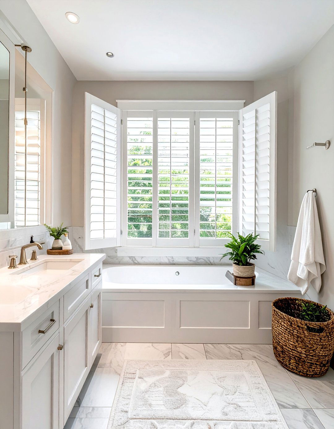 Bathroom Window Shutters - 30 bathroom window ideas