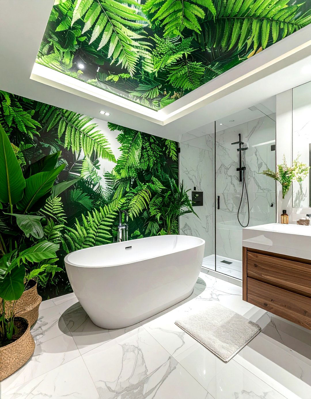 Bathroom ceiling wallpaper - 30 ceiling wallpaper ideas