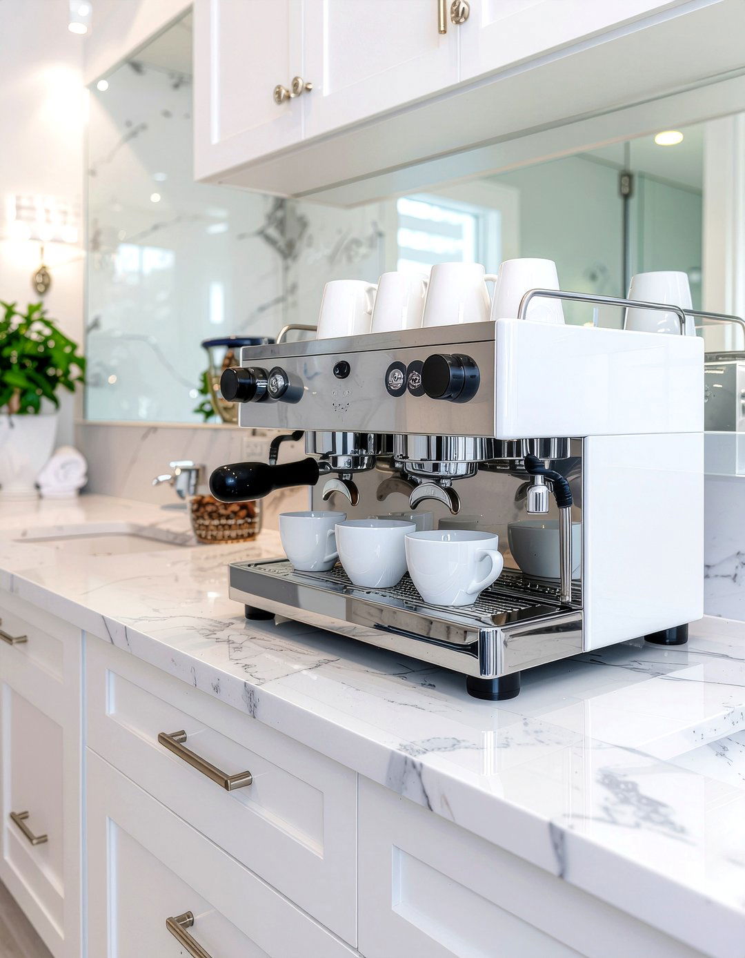 Bathroom coffee bar - 30 bathroom entertainment ideas