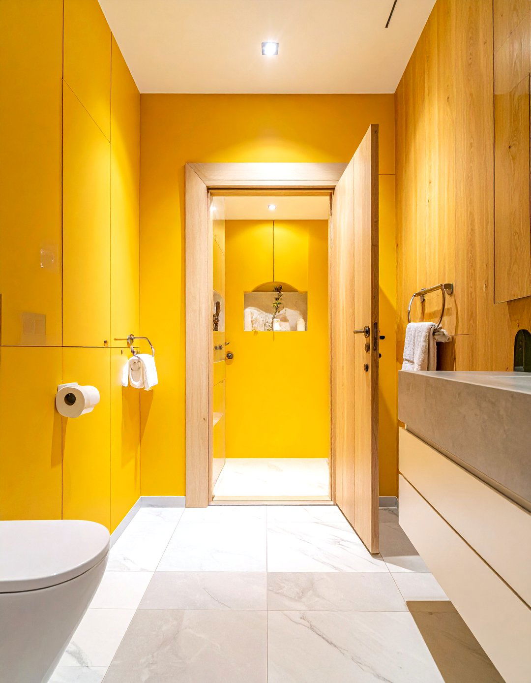 Bathroom door direction - 30 bathroom remodel mistakes to avoid
