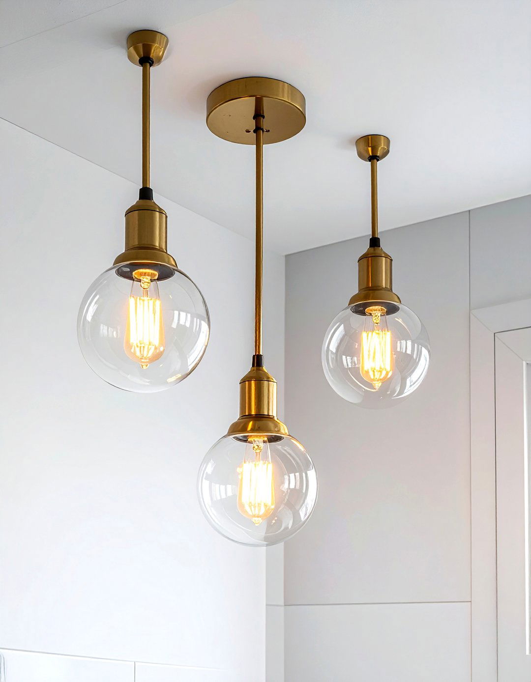 Bathroom light fixture swap - 30 budget bathroom ideas