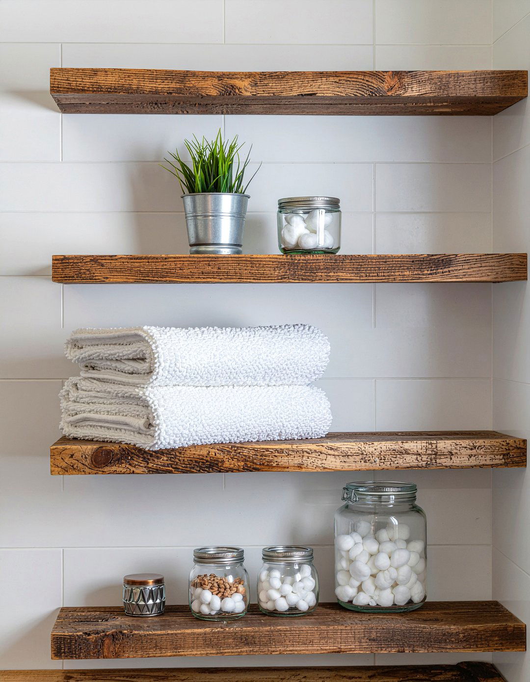 Bathroom open shelving - 30 bathroom trendy element ideas