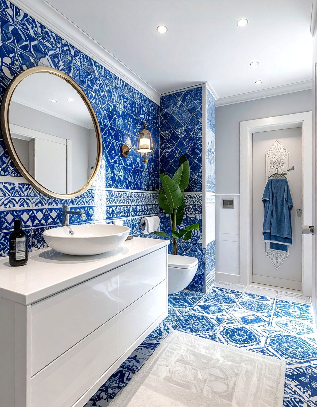 Bathroom removable wallpaper - 30 removable wallpaper ideas