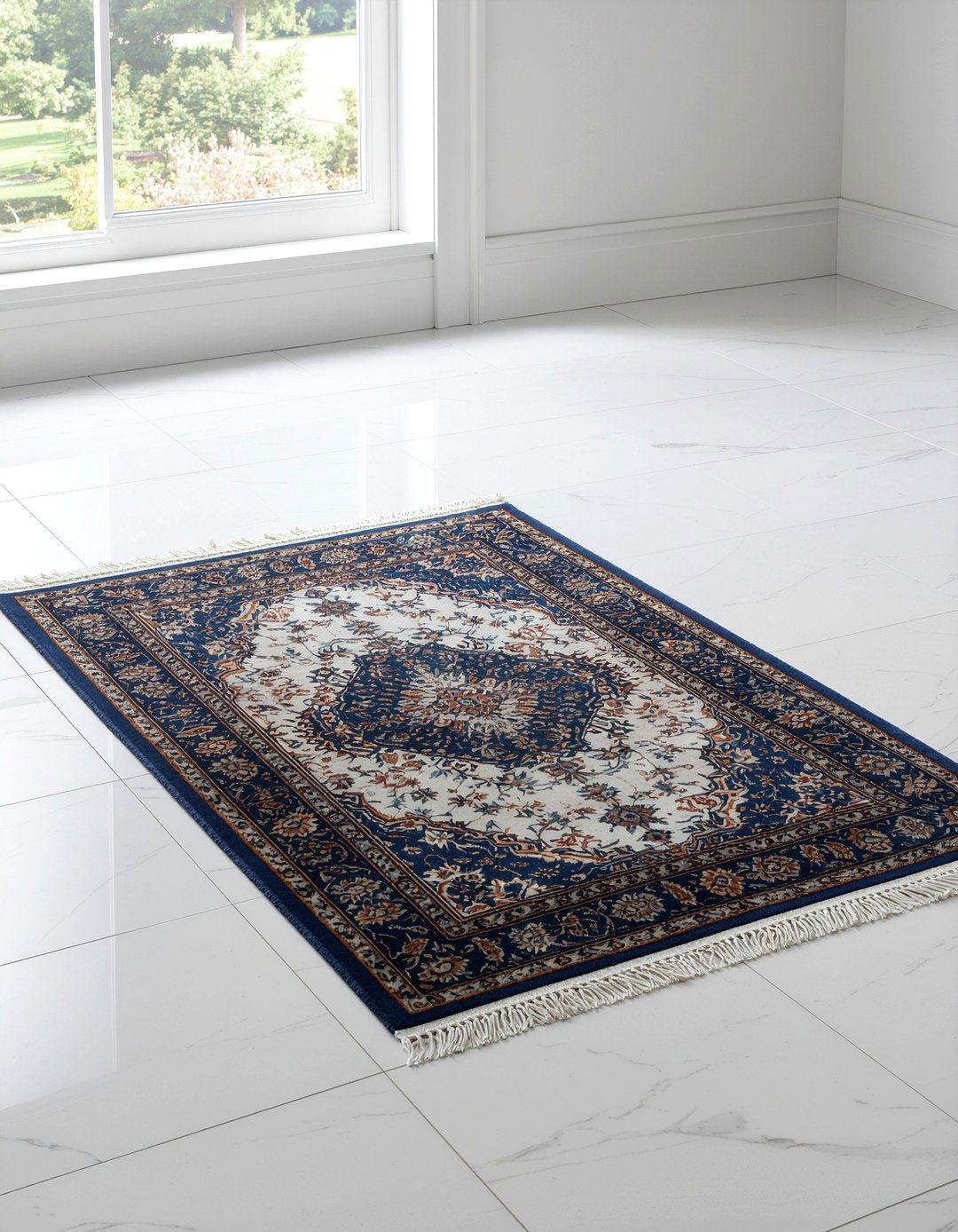 Bathroom rug over tile - 30 bathroom layering ideas