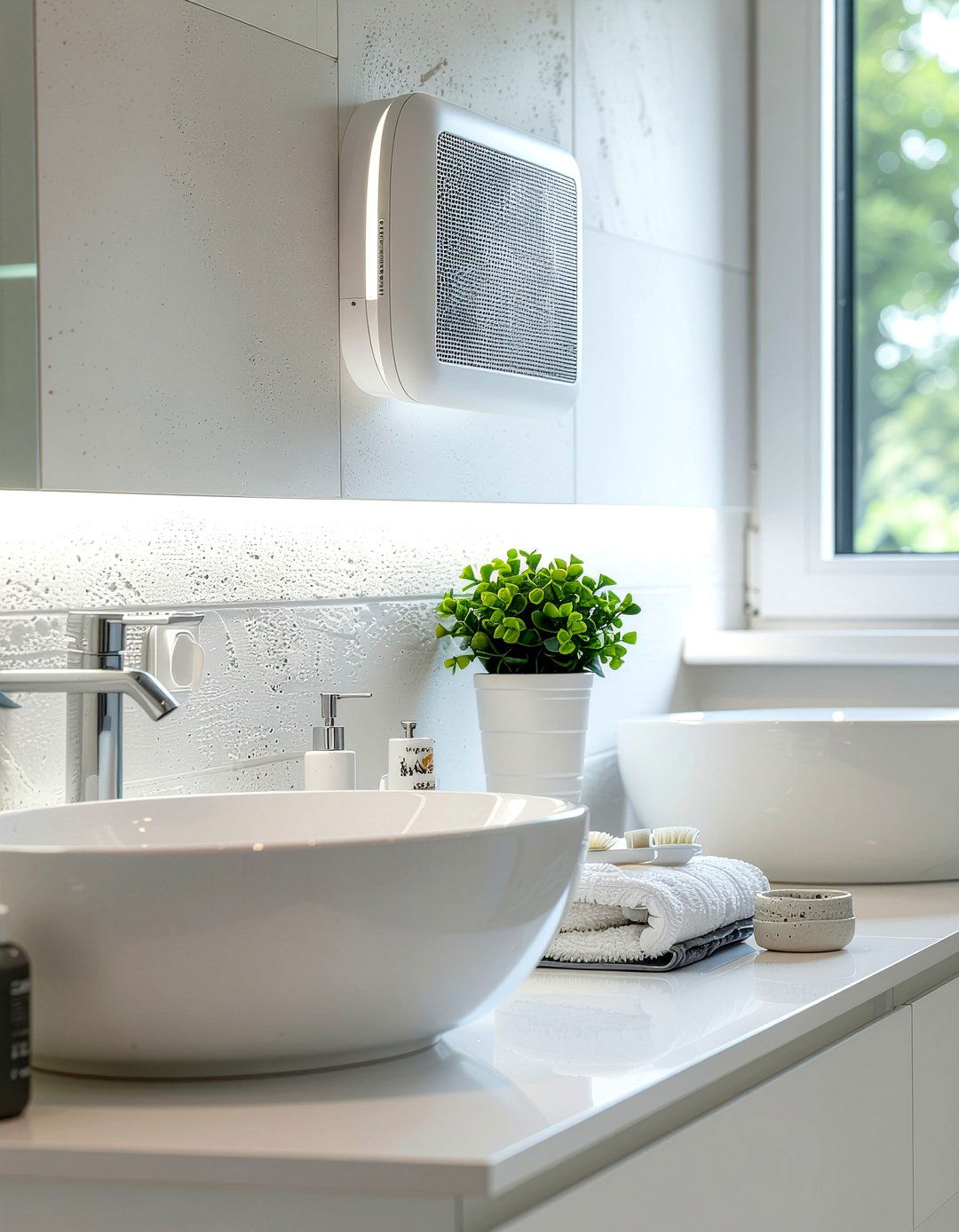 Bathroom speaker light fixture - 30 bathroom sound system ideas