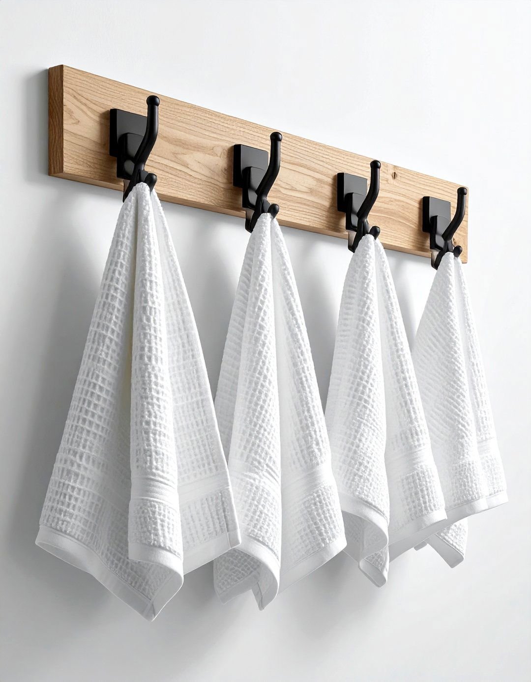 Bathroom towel hook rack - 30 budget bathroom ideas