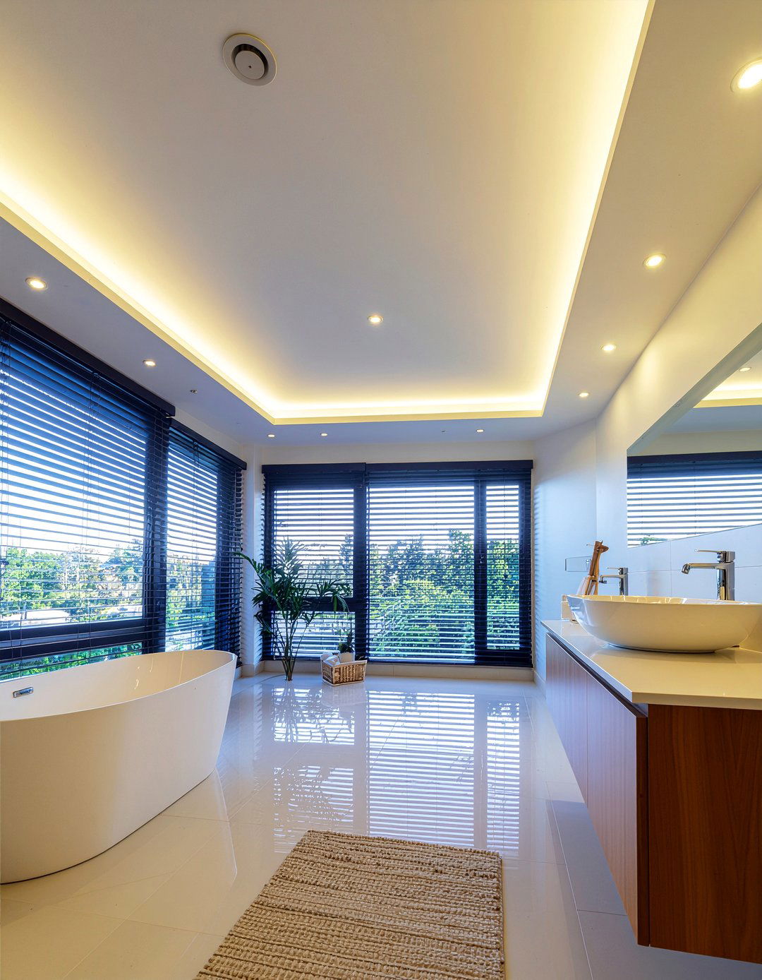 Bathroom tray ceiling cove lighting - 30 bathroom tray ceiling ideas