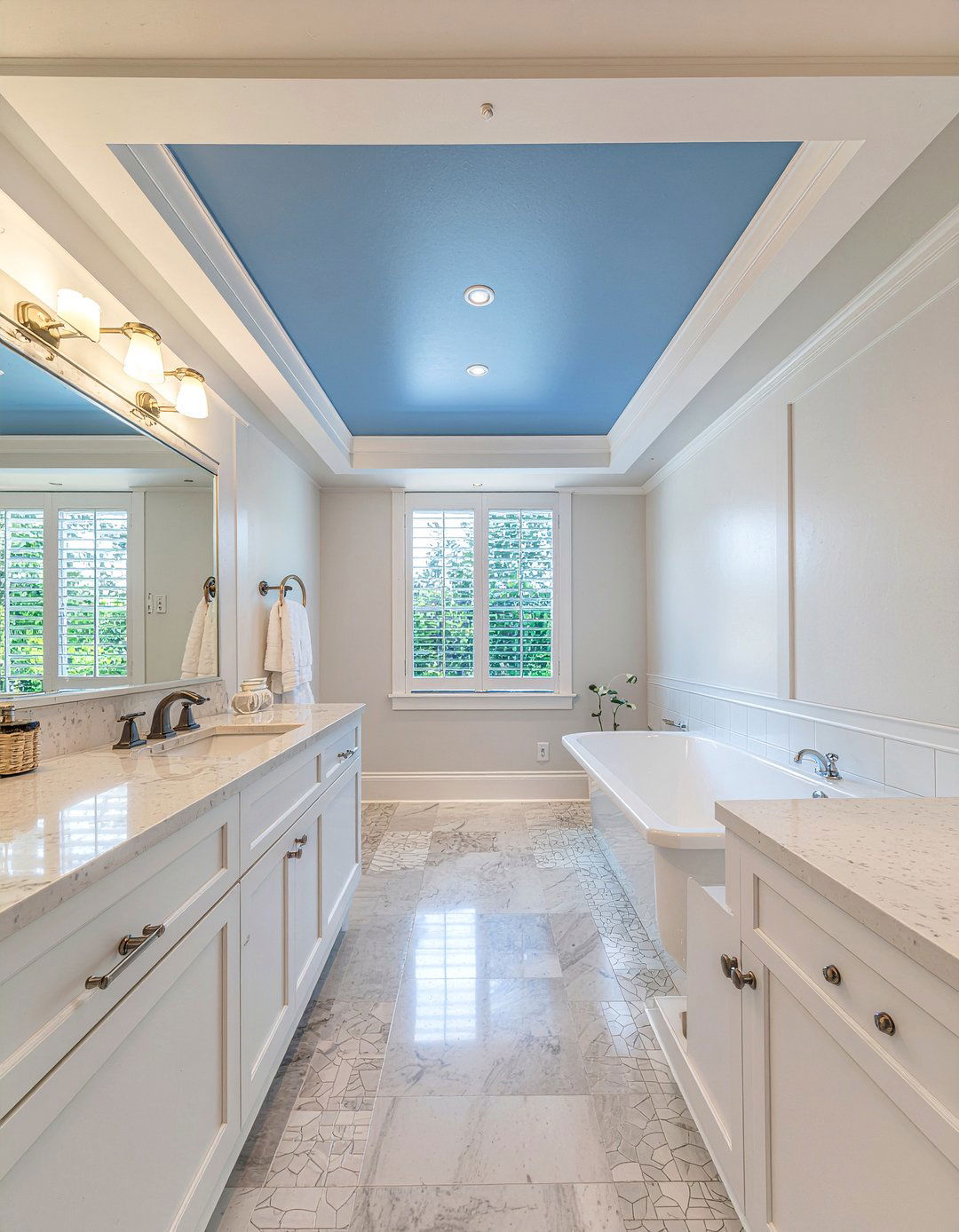 Bathroom tray ceiling paint colors - 30 bathroom tray ceiling ideas