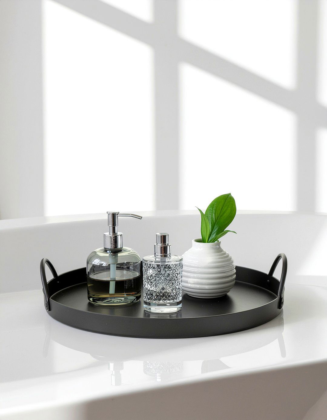 Bathroom tray decor - 30 bathroom countertop styling ideas