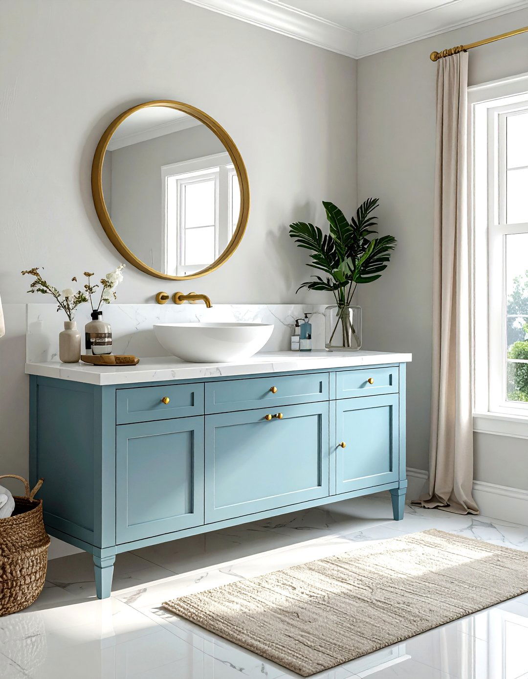 Bathroom vanity - 30 one-day decor project ideas