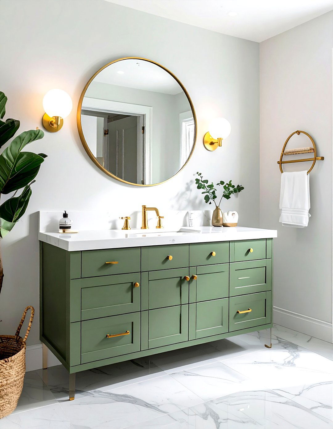 Bathroom vanity makeover - 30 attainable decor ideas
