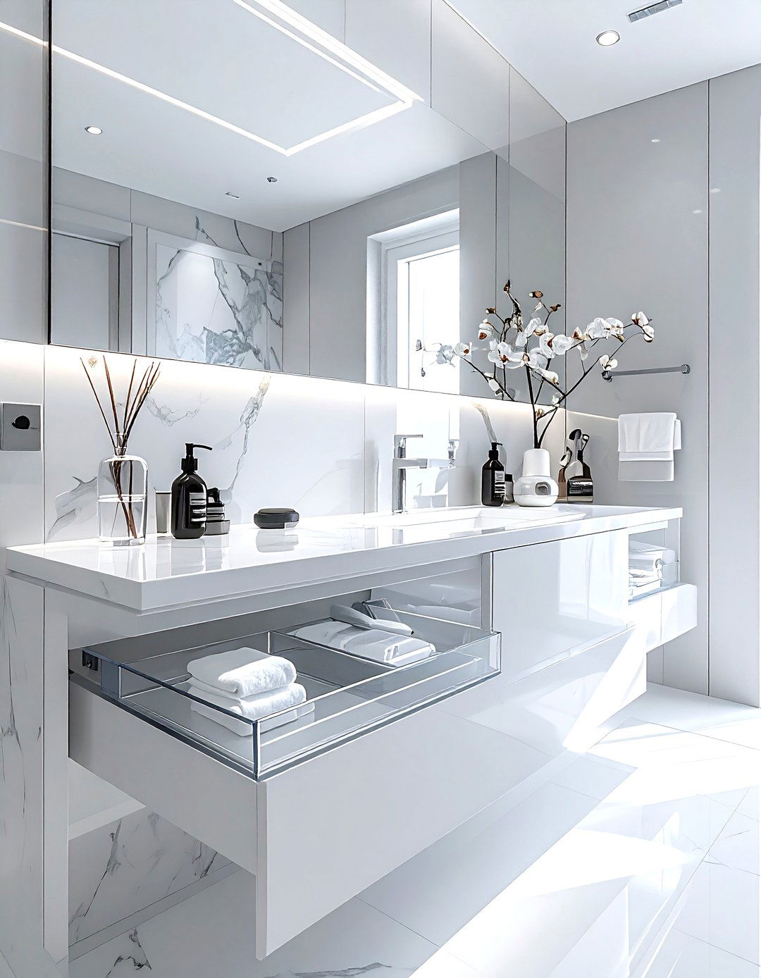 Bathroom vanity organization - 30 decorating tips