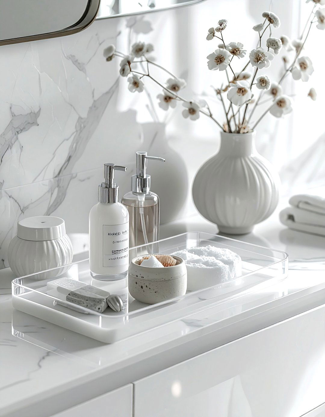 Bathroom vanity organization - 30 new homeowner decor ideas