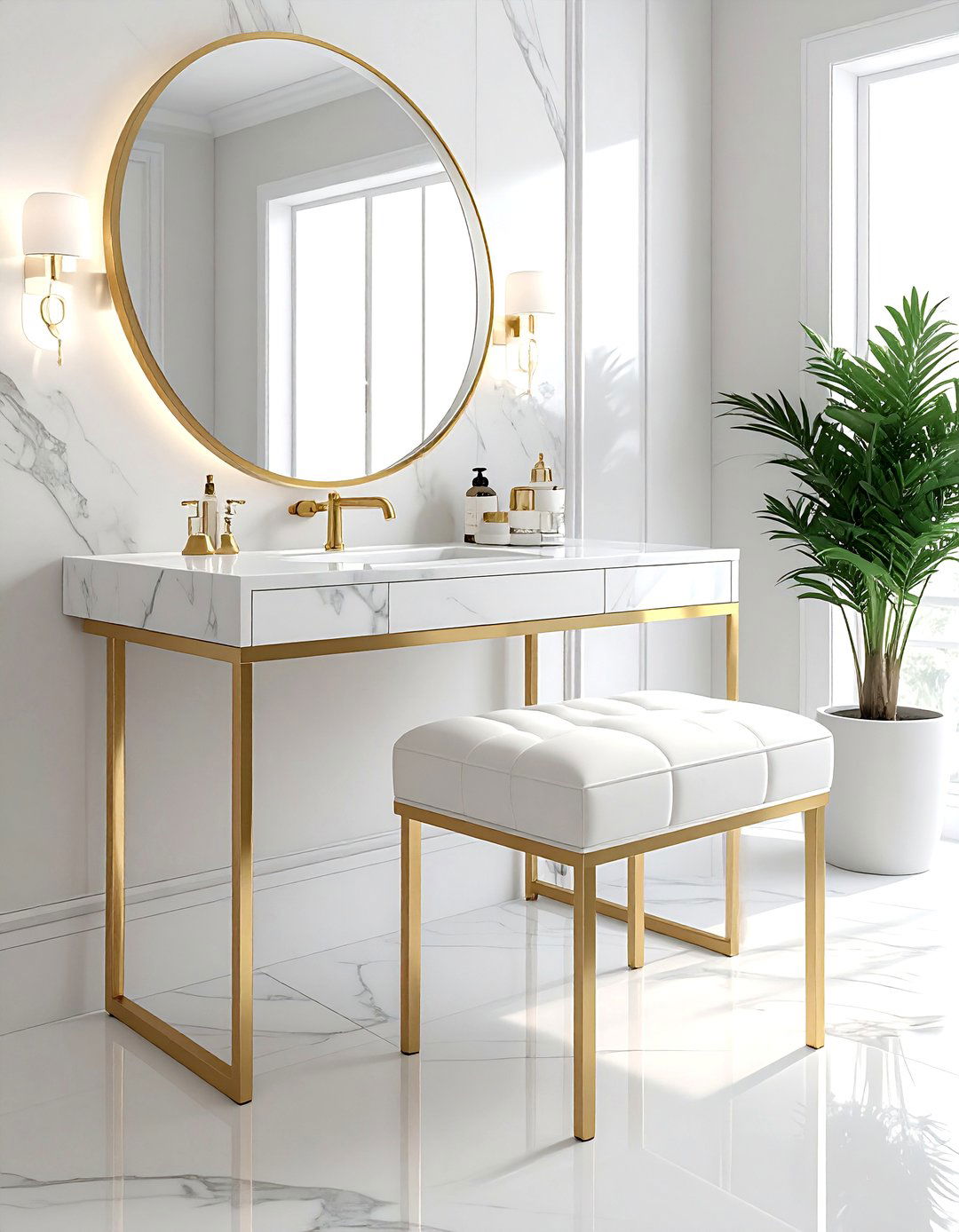 30 Smart Bathroom Seating Arrangements Ideas for Added Comfort