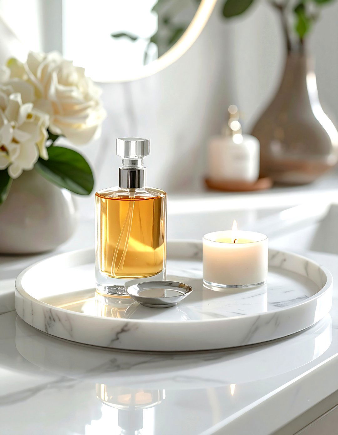 Bathroom vanity tray - 30 dollar store decor ideas