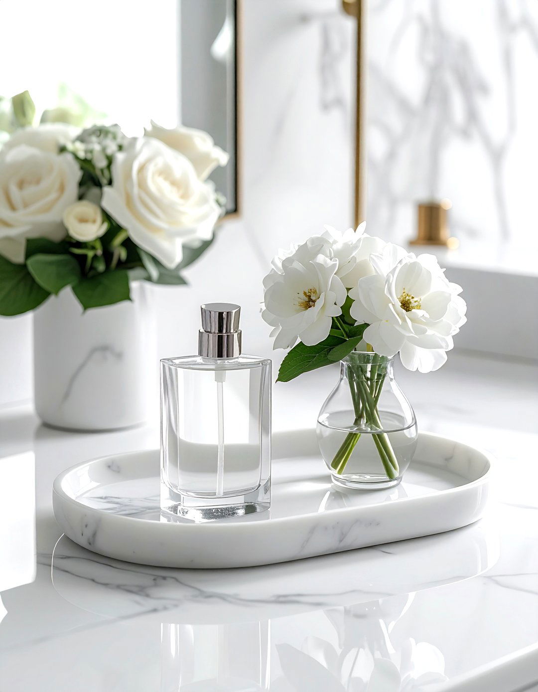 Bathroom vanity tray - 30 Real Simple decor ideas