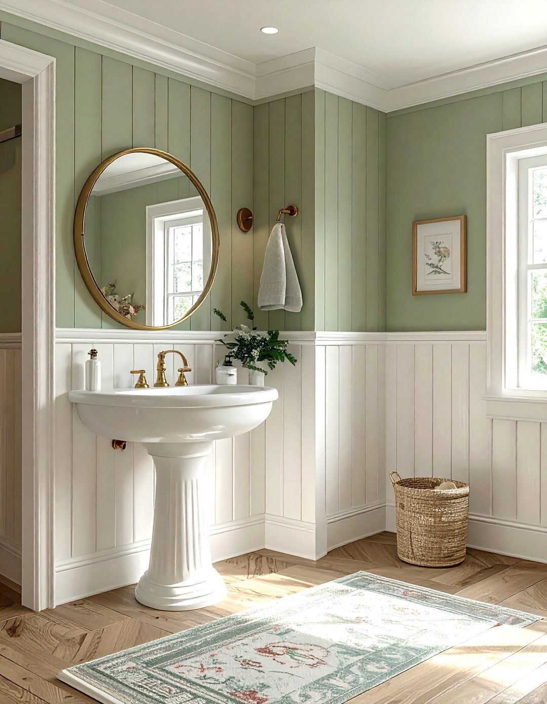 Bathroom wainscoting - 30 beadboard ideas