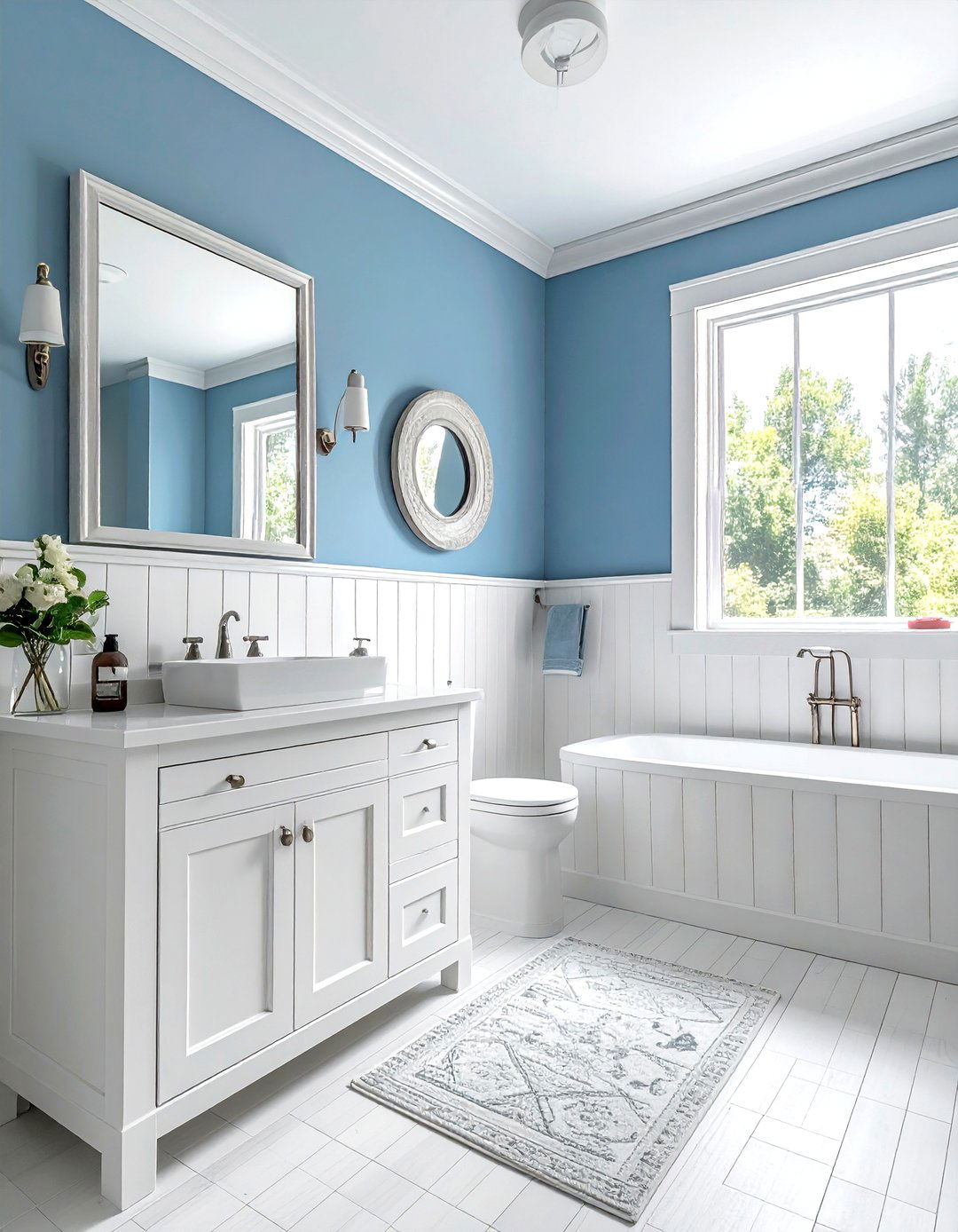 Bathroom wainscoting - 30 traditional bathroom ideas